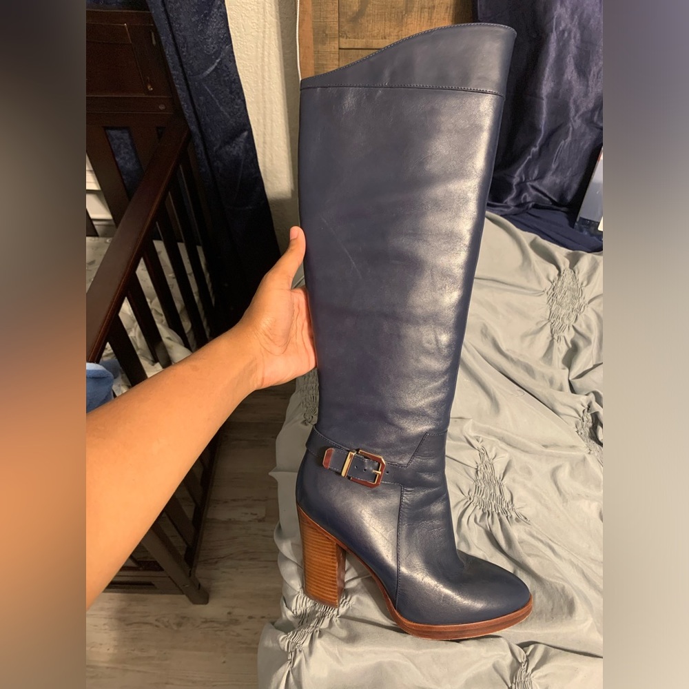 Marciano Leather Blue Boots